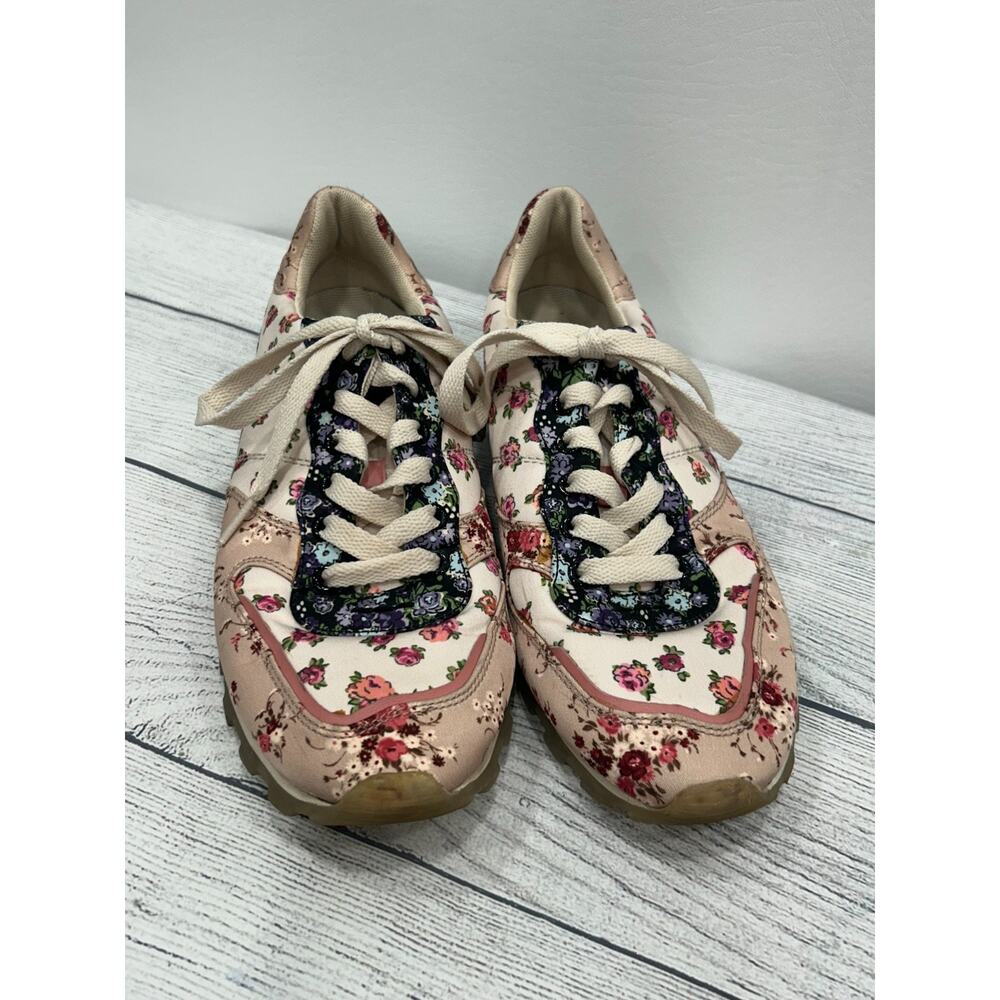 Coach‎ Womens Floral Pink Cream Beechwood Sneaker Shoes Size 9.5B - Picture 2 of 12